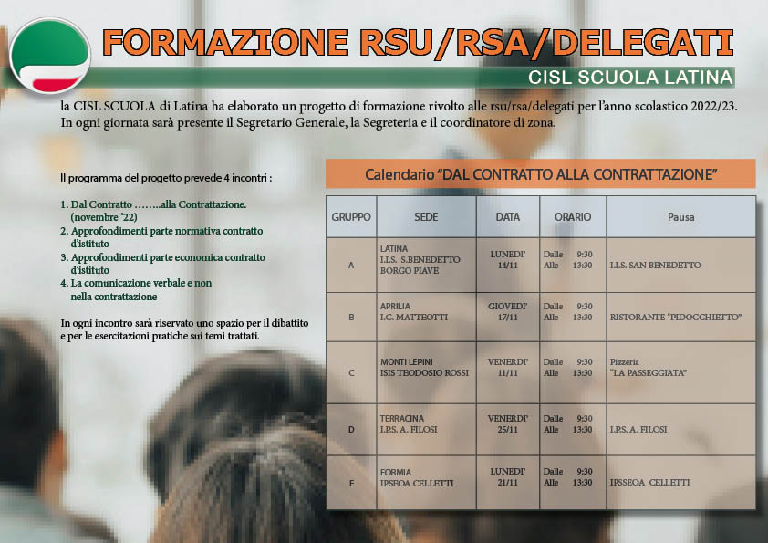 formazione rsu nov 2022