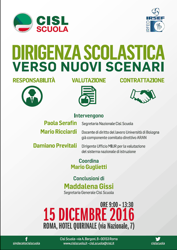 dirigenza scenari 2016