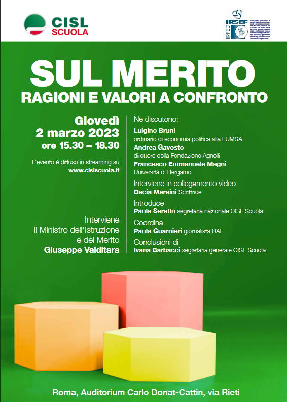 Locandina Convegno Merito